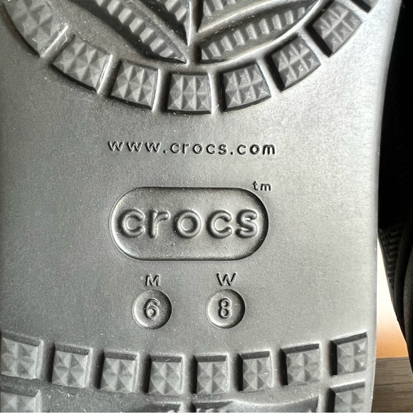 Crocs Mega Crush Black Unisex Clog Size 6 or 8 SKU#24827 - Picture 6 of 7